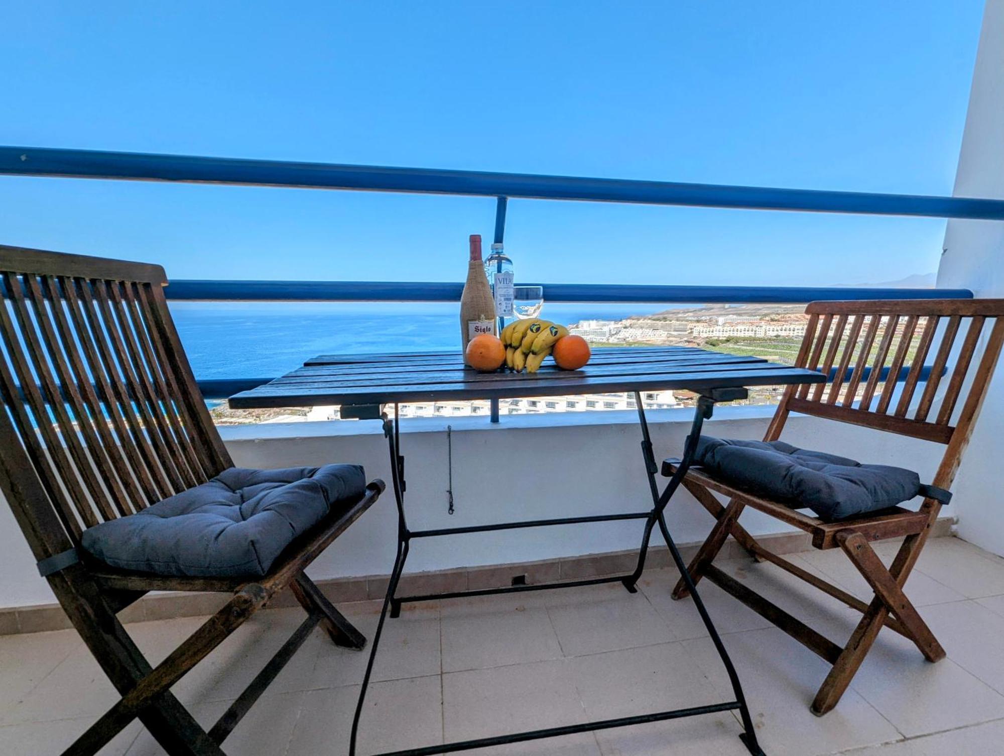 Studio Playa Paraiso Tenerife - Ocean View And Internet Wifi Optical Fiber - For Rent ภายนอก รูปภาพ