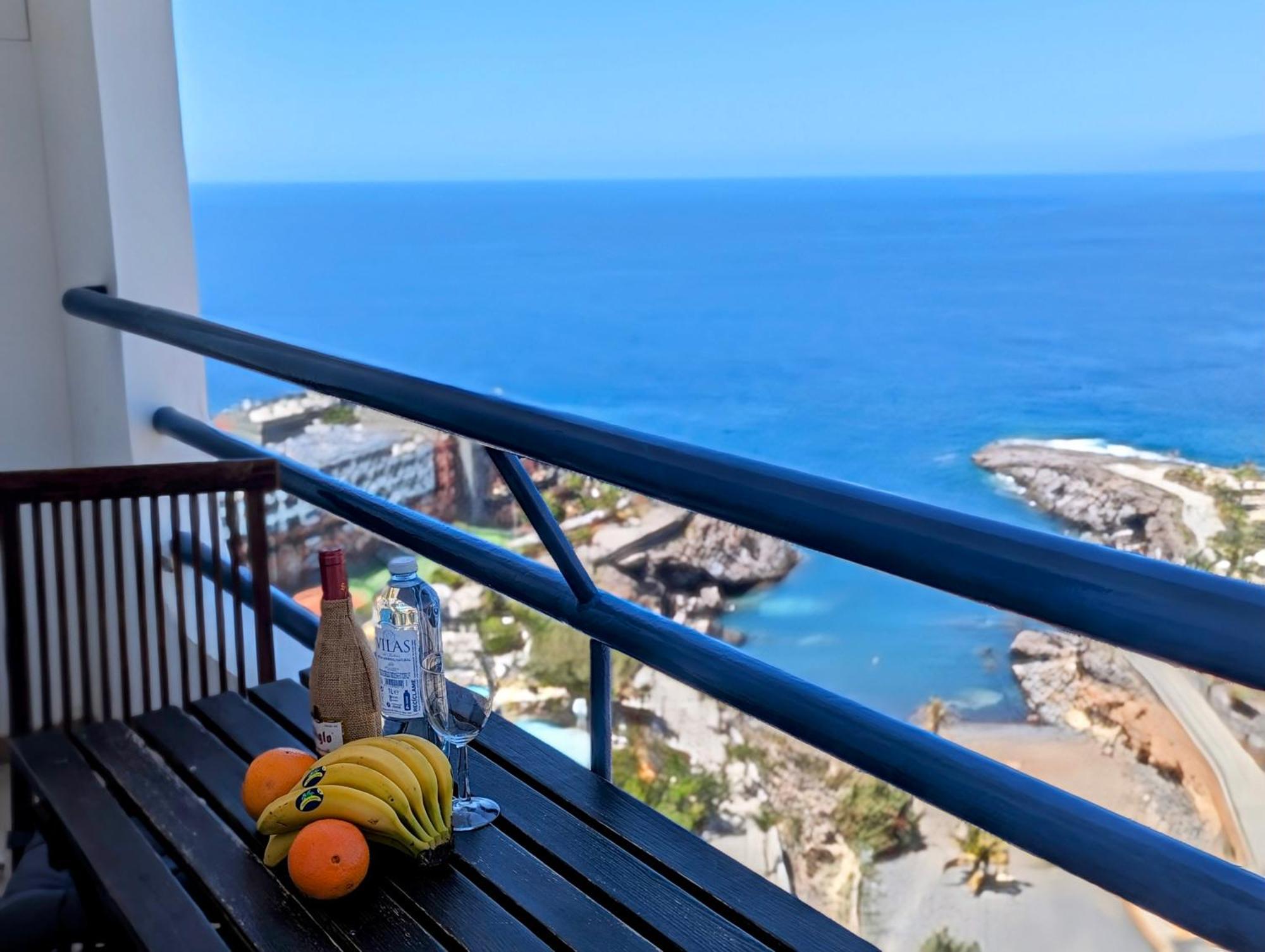 Studio Playa Paraiso Tenerife - Ocean View And Internet Wifi Optical Fiber - For Rent ภายนอก รูปภาพ
